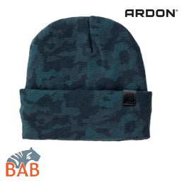 AR-H618 Wintermütze gestrickt ARDON®BARRDY camo-grün blau schwarz