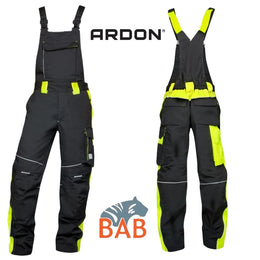 Ardon H6472 Latzhose ARDON®NEON WINTER schwarz-gelb