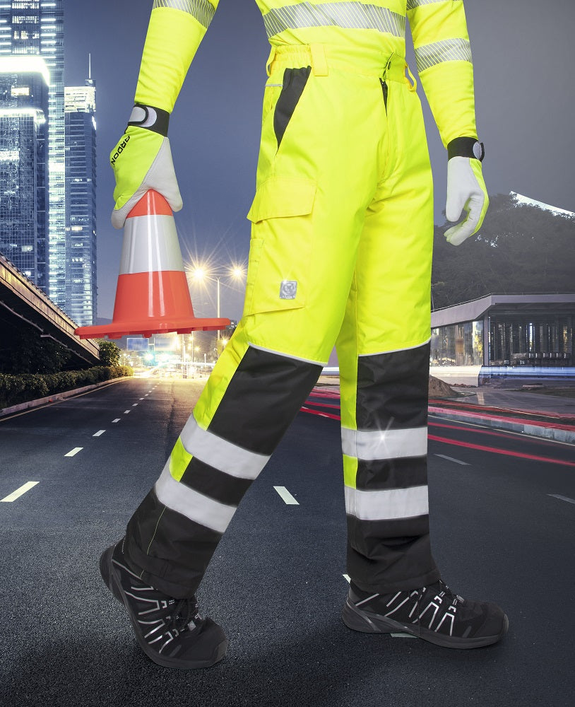 Ardon H8940  Winterwarnschutz Hose  warngelb-schwarz