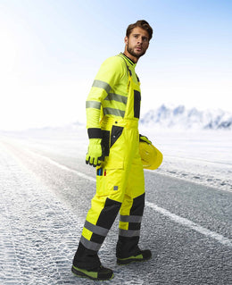 Ardon H8942  Winterwarnschutz Latzhose  warngelb-schwarz