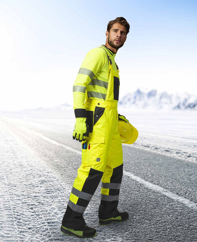 Ardon H8942  Winterwarnschutz Latzhose  warngelb-schwarz
