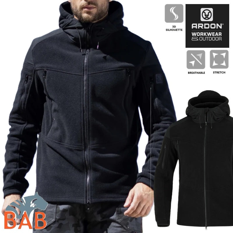 Ardon H9434 Fleece-Sweatshirt ARDON® ULTRITE® UNI schwarz