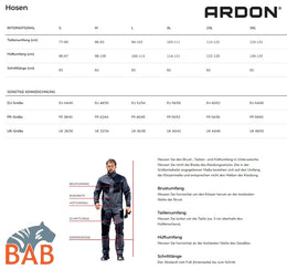 Ardon H9149 Winterlatzhose ARDON®VISION grau