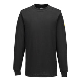 PW-AS22  Antistatisches ESD-Langarm-T-Shirt marine schwarz anthrazit