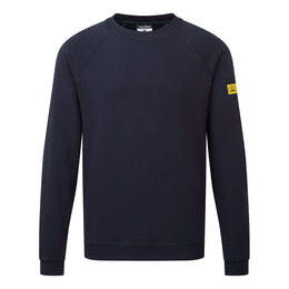 PW-AS24 Antistatisches ESD Sweatshirt marine
