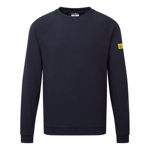 PW-AS24 Antistatisches ESD Sweatshirt marine