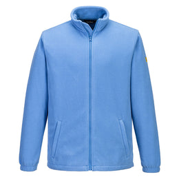 PW-AS26 Antistatisches ESD-Fleece-Shirt mit Reißverschluss