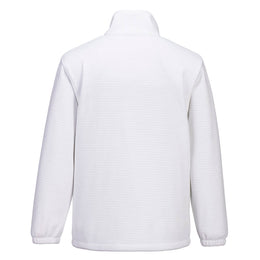 PW-AS26 Antistatische ESD Fleece Jacke weiß