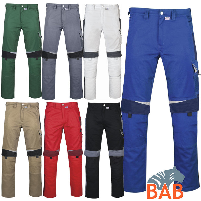 PKA SOPO BESTWORK NEW Arbeitshose mit Knietaschen von oben grün Gr. 46