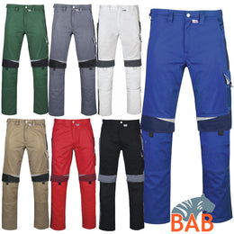 PKA SOPO BESTWORK NEW Arbeitshose mit Knietaschen von oben grün Gr. 46