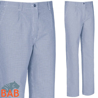 BP-1353 910 Bäcker- Kochhose in Hahnentritt-Herrengröße