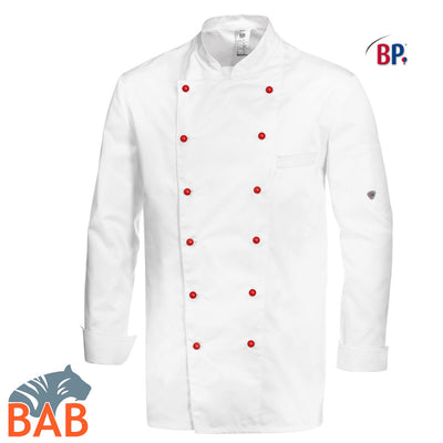 BP-SOPO-1503 Kochjacke weiss Herrengröße Gr. 50