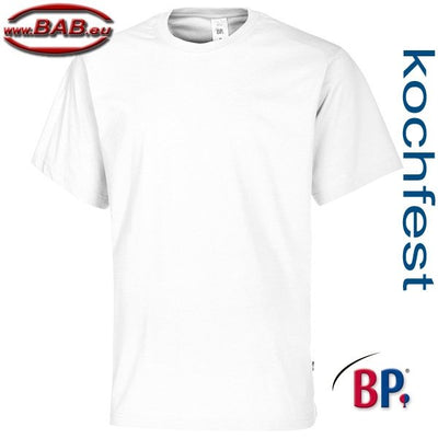 BP-SOPO-162117121 1/2 Arm T-Shirt unisex, kochfest, formstabil weiss  Gr. XS