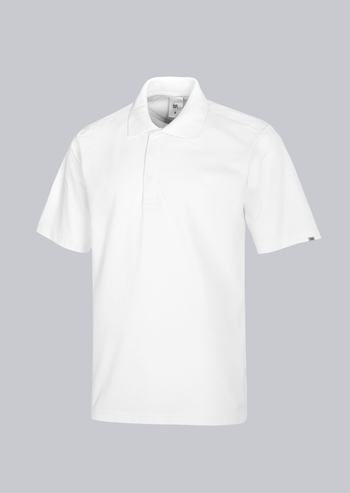 BP-SOPO-1625 Poloshirt unisex, Druckknopfleiste, 1/2 Arm, weiss Gr. 6XL