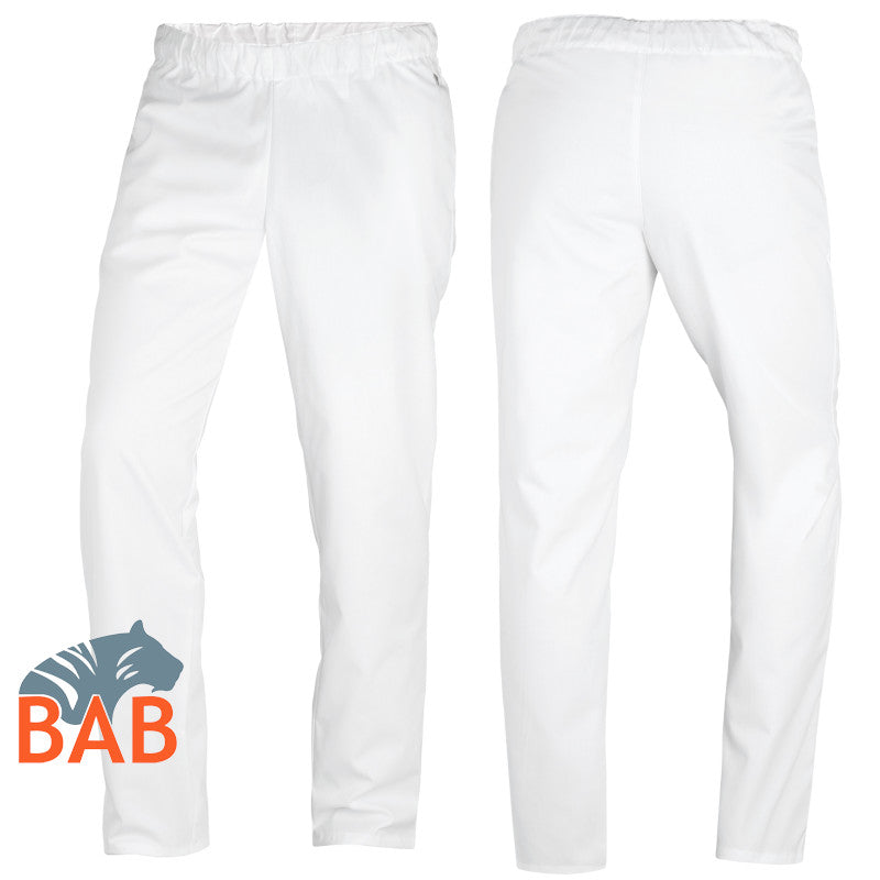 BP-SOPO 1645485 Berufshose für med. Bereich in weiß Mischgewebe-unisex