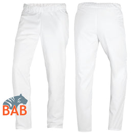 BP-SOPO 1645485 Berufshose für med. Bereich in weiß Mischgewebe-unisex