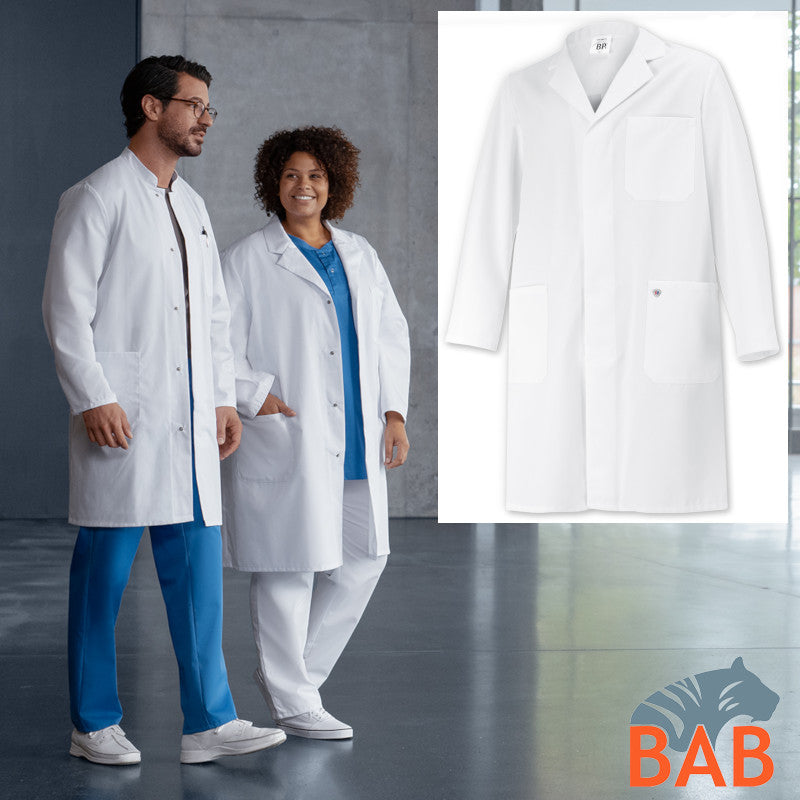 BP-1656 Arztkittel unisex, Industriewäsche geeignet Mischgewebe weiss