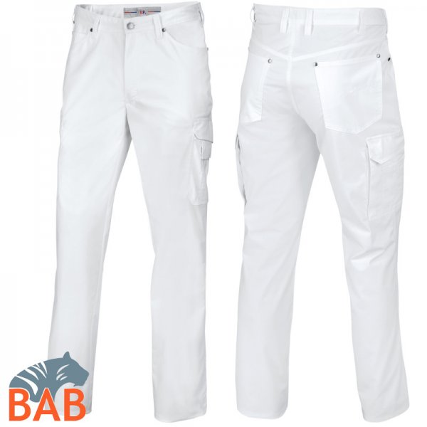 BP-SOPO-1658 Jeans Arzthose in Stretch weiss Gr. 56L