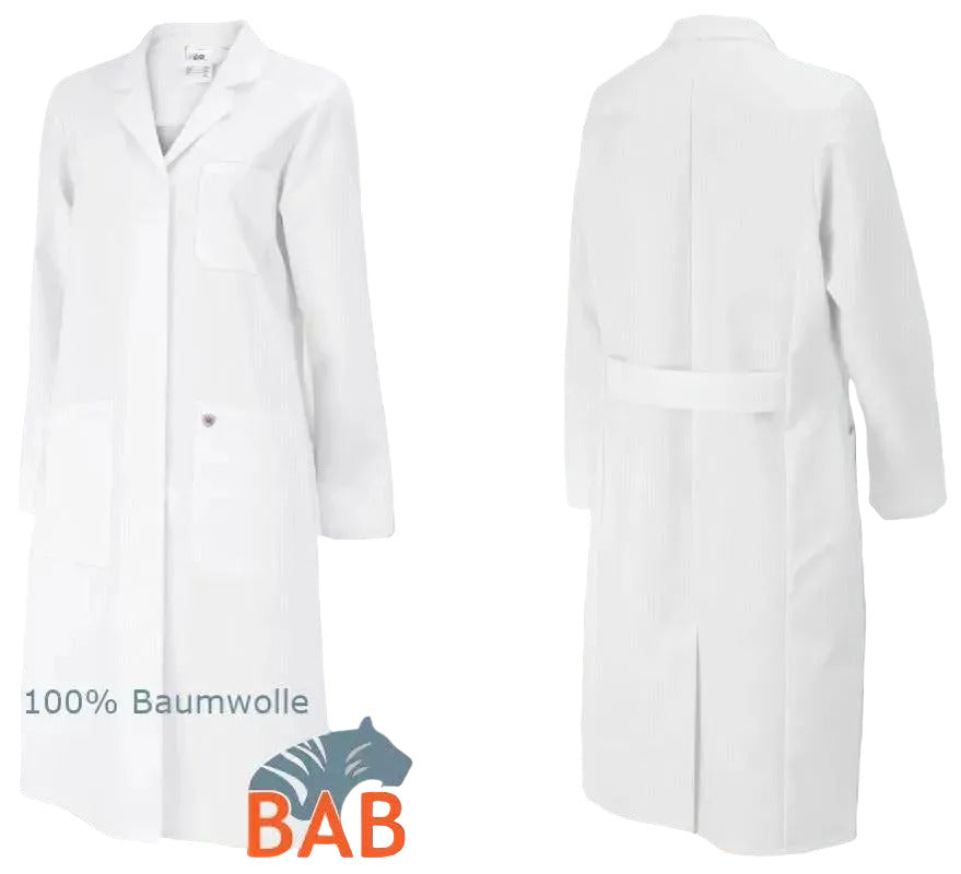 BP-1699 Arztkittel für Damen mit Reverskragen 100% Baumwolle
