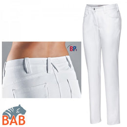 BP-SOPO-1755 Röhre für Damen in schlanker Silhouette weiss, Jeansgößen Gr.  32/30 und 28/32