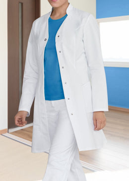 BP-4866 modischer Arztmantel für Damen