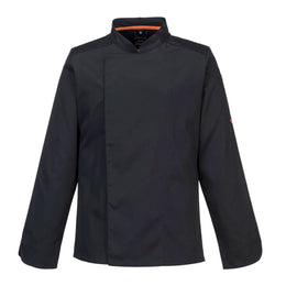 PW-C846 - Stretch Mesh Air Pro Langarm Jacke Schwarz