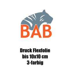 Druck bis 10 x 10cm  3-farbig