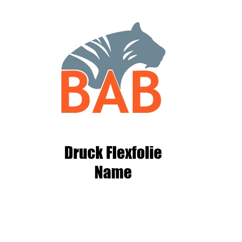 Druck Name 1-farbig