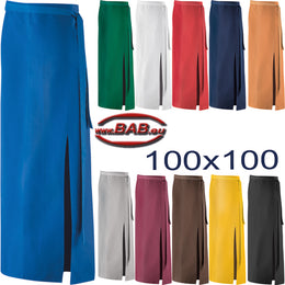 E-105-20 Bistroschürze  mit Schlitz 100 x 100 cm