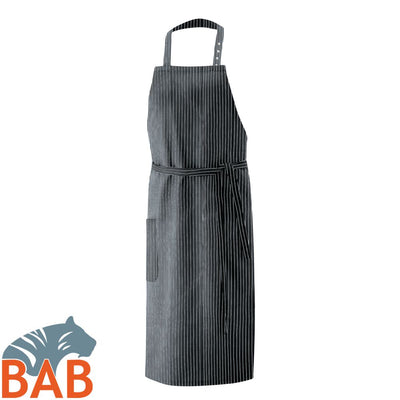 E-106-20 Latzschürze B 80 x L 100 Nadelstreifen