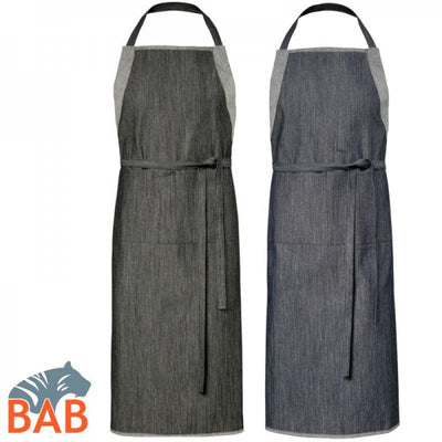 E-129-07Strong Collection Latzschürze im Jeanslook