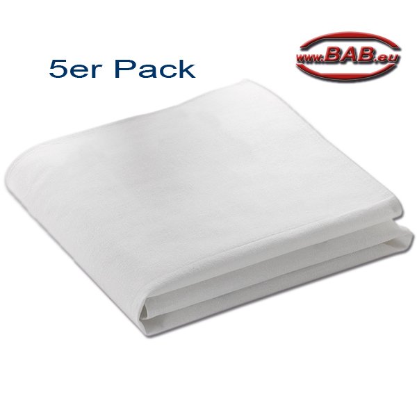 E-151-19 Küchentuch aus Leinen 5er Pack, weiss