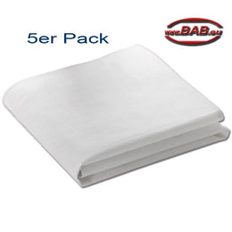E-151-19 Küchentuch aus Leinen 5er Pack, weiss