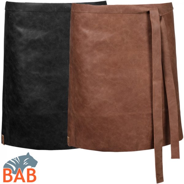 E- 178-86 Strong Collection  Vorbinder aus Leder schwarz, cognac