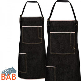 E-185 07 Strong Collection Latzschürze im Jeanslook