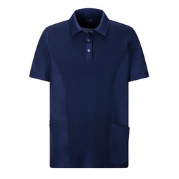 E-345-36 Unisex Polo-Kasack, kurzarm, farbig