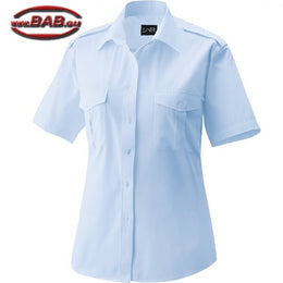 E-459-60 Halbarm Pilotenbluse in hellblau