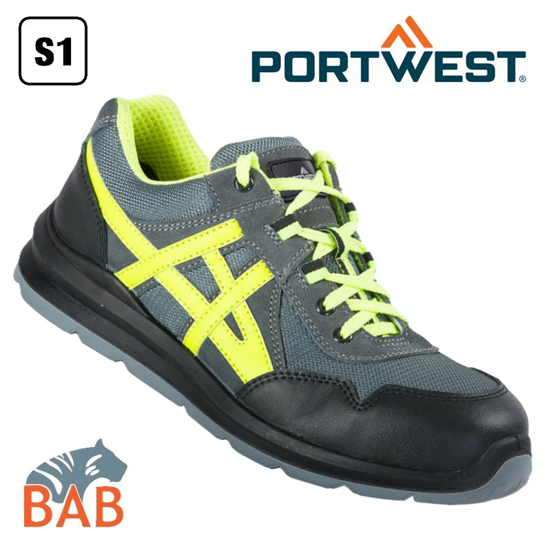 PORTWEST-PWFT50 - Steelite Mersey Trainer Sicherheitsschuh S1 grau