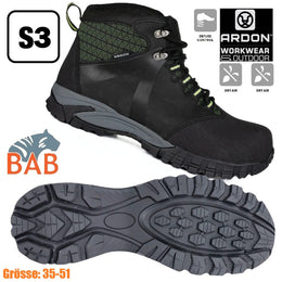 AR-G3363 ARDON® GANGER S3  Sicherheitshalbschuh bis Gr.51