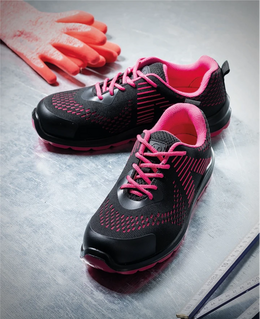 AR-G3369 ARDON®FLYTEX S1P schwarz pink ESD Sicherheitshalbschuh Gr. 35-42