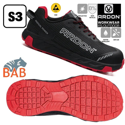 AR-G3411 ARDON®WIDER LOW S3 ESD Sicherheitshalbschuh