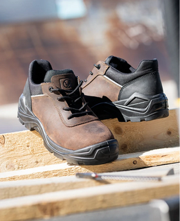 AR-G3422 ARDON®LEADERLOW S3 Sicherheitshalbschuh Braun NUBUCK - Leder