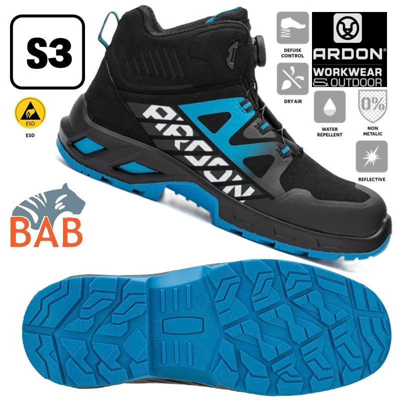 AR-G3465 ARDON®APULSO  HIGH S3S ESD Sicherheitshalbschuh
