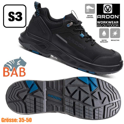 AR-G3527 ARDON®ULTRITE®S3S LOW - schwarz ab 35 bis 50