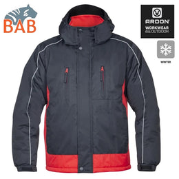 Ardon  H2190 Winterjacke ARPAD  schwarz-rot