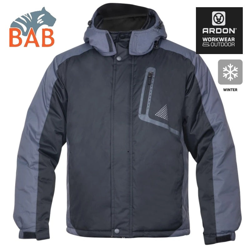 Ardon  H2192 Winterjacke York schwarz-grau