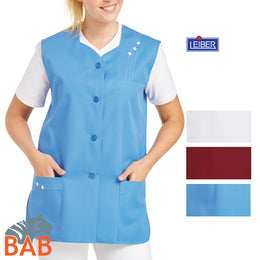 LE-SOPO 04-472 Kasack ohne Arm weiss Gr. 38
