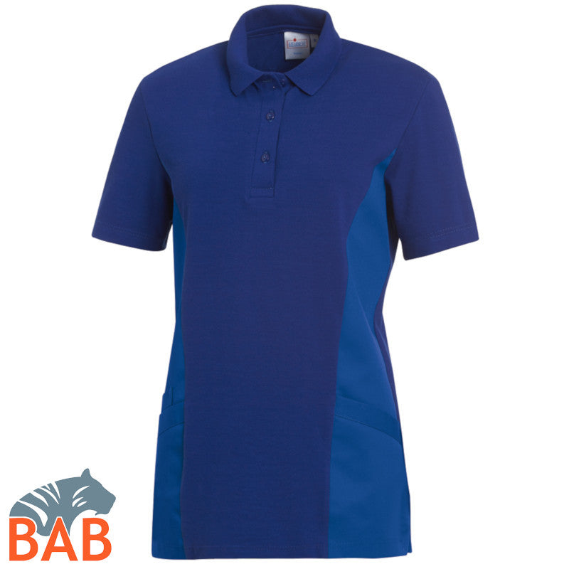 LE-SOPO-08-2546  Polo-Schlupfkasack im Materialmix weiß Gr.  XL