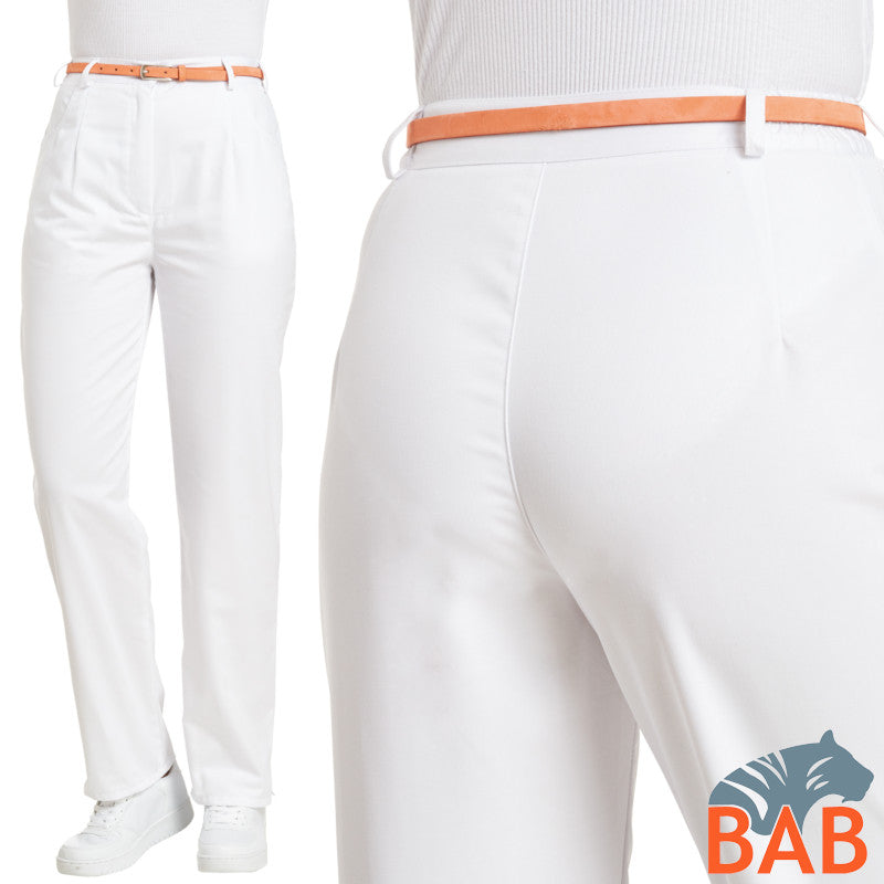 LE-SOPO-08-270 Klassische Damenhose mit Dehnzone im Bund Gr. 38, 40, 42, 44, 46, 48