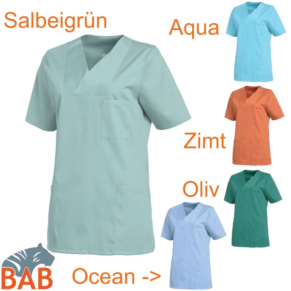 LE-08-2732 Damen Schlupfkasack olive, zimt, ozeanblau, aqua,salbei